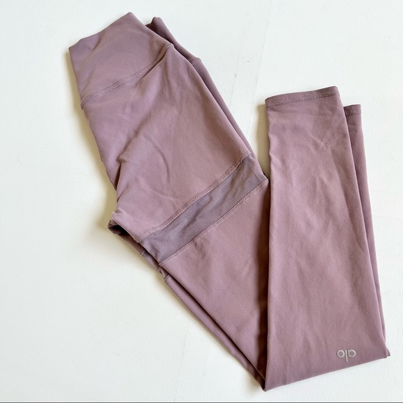 alo yoga Thigh High Legging in Dusted Plum - Picture 6 of 9
